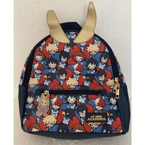 My Hero Academia Chibi Balloons Funimation Mini Backpack Bag NEW w TAGS